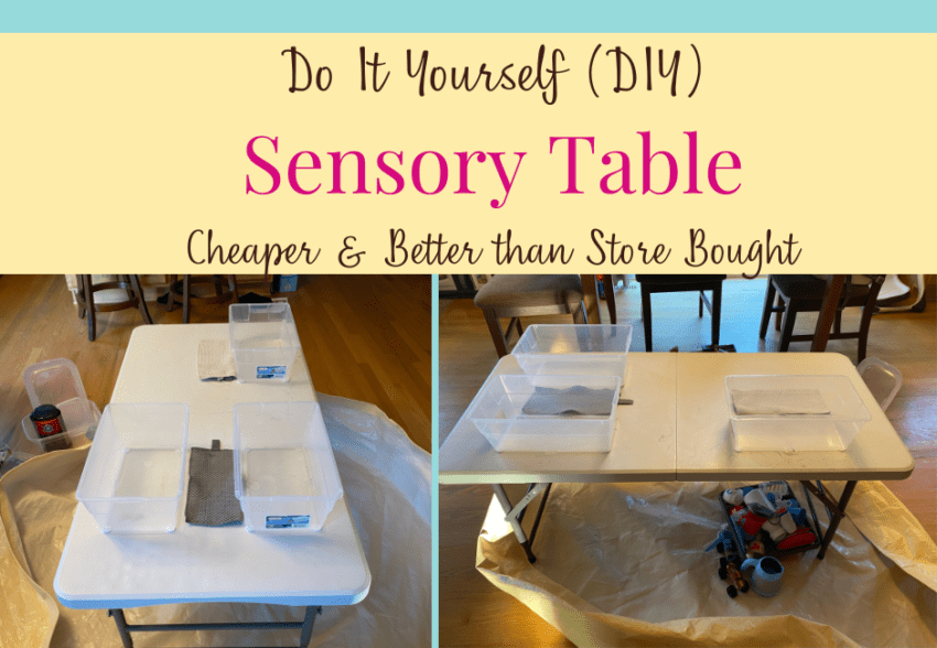 DIY Sensory Table for Kids for Hours of Fun - The Way It Really Is