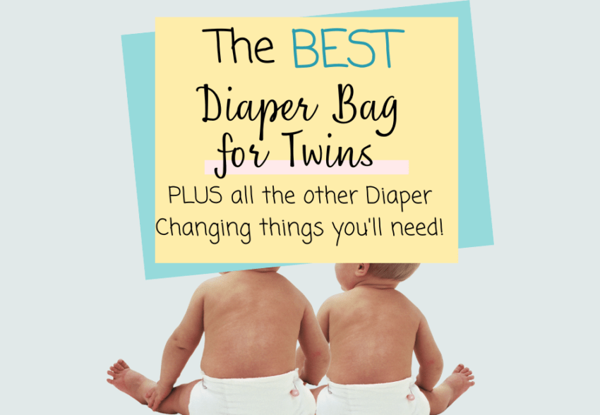 The Best Diaper Bag for Twins Plus All You Need for Twin Diaper Changes