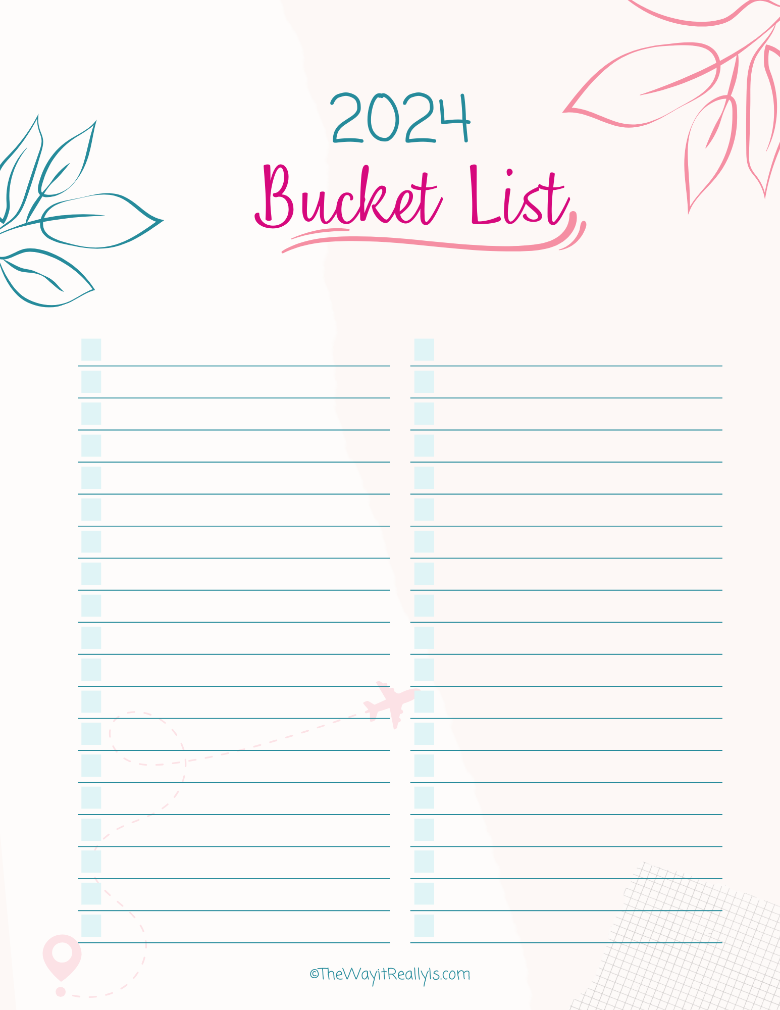 Struggling To Stay Organized Let This 2024 Planner Be Your Ultimate   Bucket List 