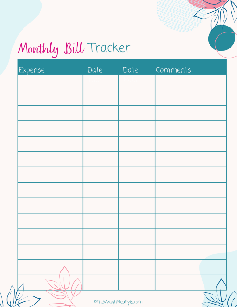 Struggling To Stay Organized Let This 2024 Planner Be Your Ultimate   Monthly Bill Tracker 768x994 